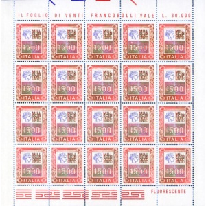 Alti valori 1978-79. 5 minifogli.