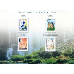 Ambiente e natura 2001. Folder.