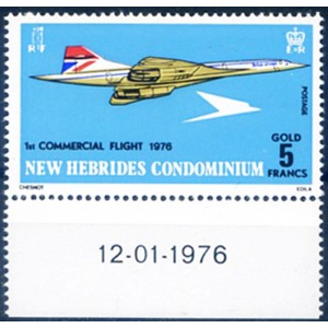 Primo volo commerciale del Concorde 1976.