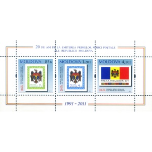 Primi francobolli moldavi 2011.