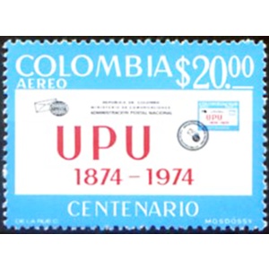 UPU. Centenario 1974.