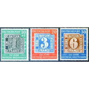 Centenario del francobollo tedesco 1949.
