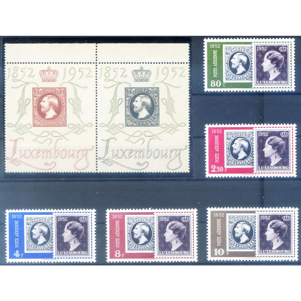 100° del francobollo 1952.