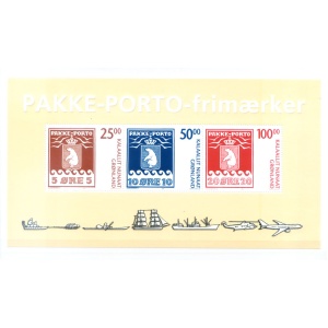 100° del francobollo per pacchi 2007.