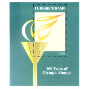 100° del francobollo olimpico 1997.
