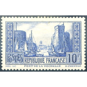 Port di La Rochelle 1929. Leggera linguella.