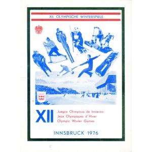 Sport. Olimpiadi Innsbruck 1975. 2 serie usate, in folder.