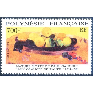 100° dell'arrivo di Paul Gauguin 1991.