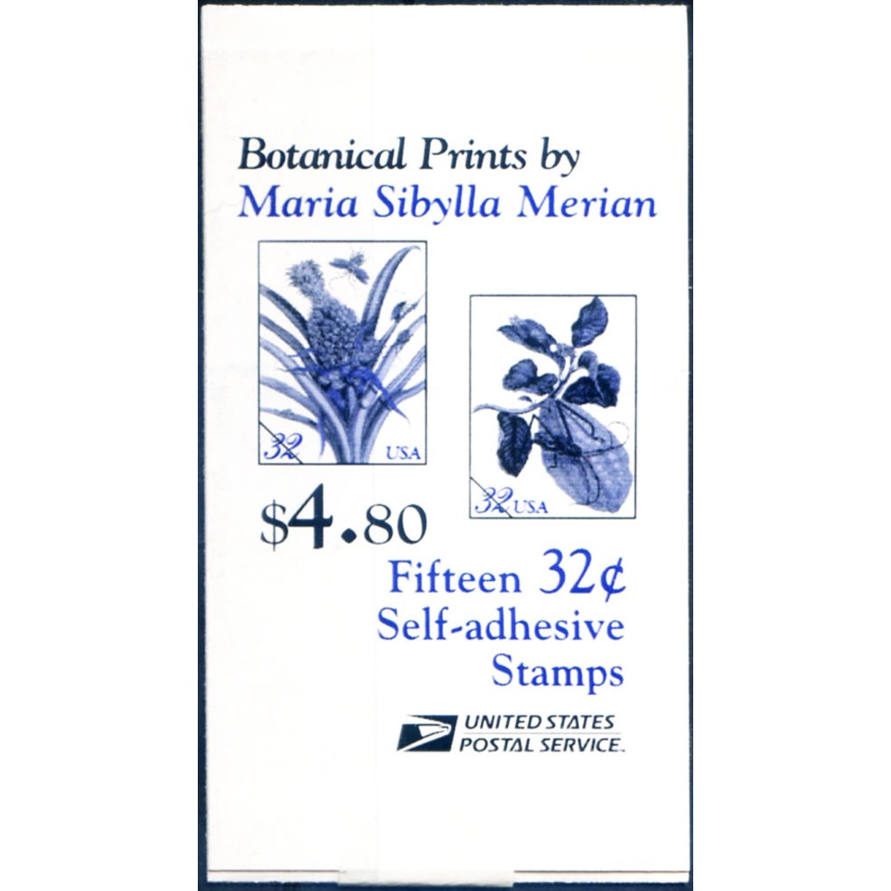 Stampe botaniche di Maria Sybilla Merian 1997. Libretto.