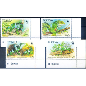 Fauna. WWF. Iguana 1990.