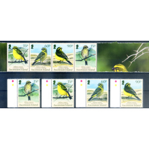Fauna. Canarino giallo 2010. Da foglio e da minifoglio.