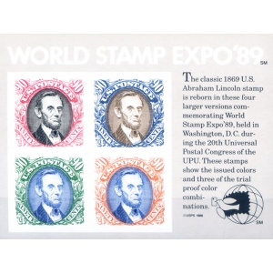 "World Stamp Expo '89".