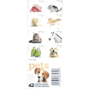 Fauna. Animali domestici 2016. Minifoglio tipo libretto.