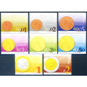 Monete Euro 2002.