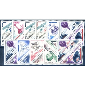 Segnatasse soprastampati per posta ordinaria e aerea 1956.