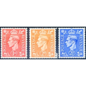 Giorgio VI 1937. Filigrana coricata.