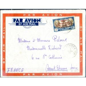 Posta aerea. Per Saint Etienne il 04.01.1936.