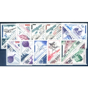 Segnatasse soprastampati per posta ordinaria 1956.