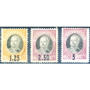 Antonio Onofri. Soprastampati 1927.