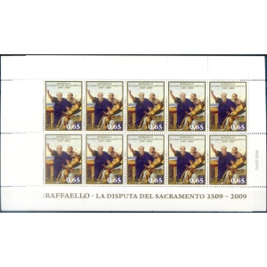 Raffaello Sanzio 2009. 3 minifogli.