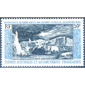 Scoperta della Terra d'Adelia 1965.