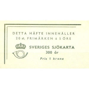 Prima carta marittima svedese 1944. Libretto.