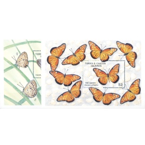 Fauna. Farfalle 1990. 2 foglietti.
